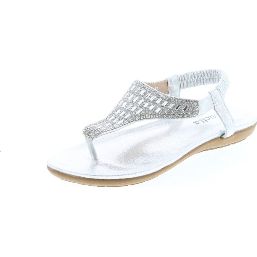 Lucita Crab-1820 Silver Womens sandals 8 NEW